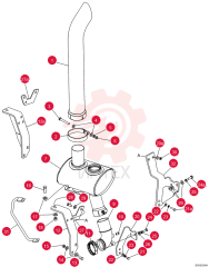 PIPE, EXHAUST SYSTEM