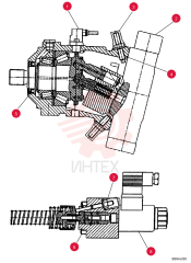 HYDROSTATIC MOTOR,80CC