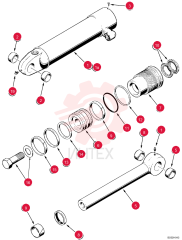 CYLINDER ASSY.,Double Acting, 44.5mm Rod, 213.3mm Stroke