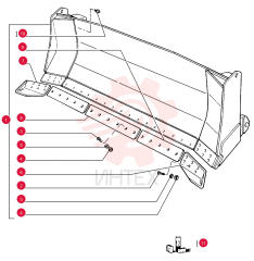 DOZER BLADE 76029239