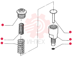 O-RING,0.07" Thk x 0.301" ID, -11, Cl 5, 75 Duro