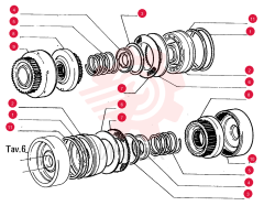 O-RING,0.139" Thk x 8.484" ID, -268, Cl 7, 75 Duro