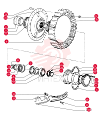 BALL BEARING,152.4mm ID x 222.28mm OD x 100.72mm W