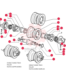 TRACK ROLLER 76029456