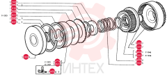 O-RING,0.139" Thk x 8.484" ID, -268, Cl 7, 75 Duro 14468681 (3)