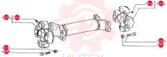 NUT,M12 x 1.75, Cl 8