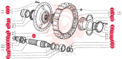 BALL BEARING,152.4mm ID x 222.28mm OD x 100.72mm W