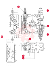 HYDRAULIC VALVE 76593170 (2)