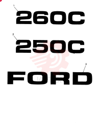 DECAL E9NN16N650AA