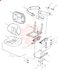 DRIVER SEAT D8NN400SB99L
