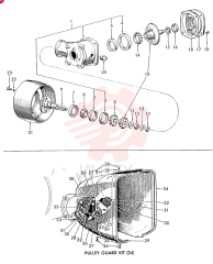 & Drive Gear Assy., Accessory - Basildon, 10.25 Includes: (1) P/N C5NN-P747-A, (1) 957E-740-B, (4) P/N 34807-S7 & (4) 304687-S8, Start Year: 01-JAN-65