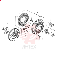 BALL BEARING,16.99mm ID x 40mm OD x 12mm W 81805417 (1)