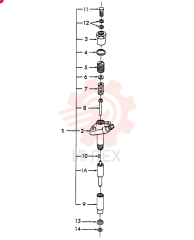 FUEL SYSTEM INJECTOR E4NN9F593CA