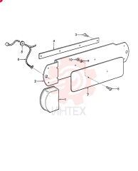 NUMBER PLATE LAMP D8NN13N775BA (1)