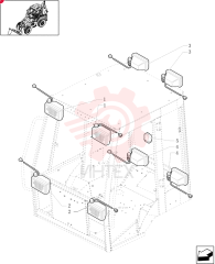 FRONT LAMP,12V, 21W, Amber