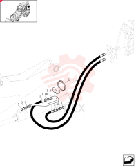 FLEXIBLE HOSE 85809627