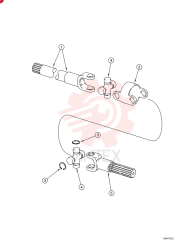 4WD AXLE ASSY 86981747 (4)