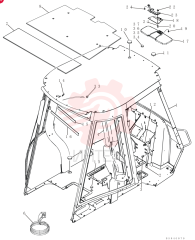 CAB FRAME 87450473