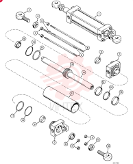 CYLINDER,Double Acting, 38.1mm Rod, 85.1mm Stroke