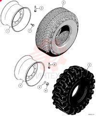 WHEEL,8 W x 16 Dia