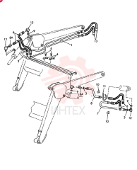 HYD TUBE,15.88 mm OD x 1398.2 mm L