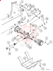 4WD AXLE ASSY 86981747 (4)