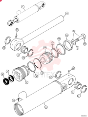 CYLINDER ASSY.,Double Acting, 31.8mm Rod, 178mm Stroke