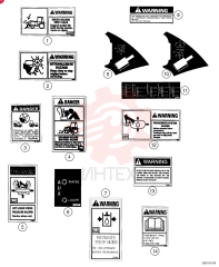 WARNING DECAL 398578A1