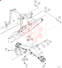 FRONT AXLE 86981748 (4)