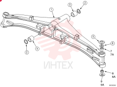 FRONT AXLE 86981748 (5)