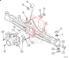 4WD AXLE ASSY 87703818 (4)