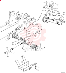 4WD AXLE ASSY 87703818 (5)