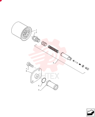 FILTER,Spin-on, 13/16” – 16, 97mm OD x 151.6mm L