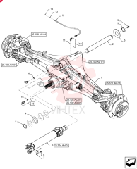 FRONT AXLE 84497927