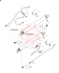 LIFT CYLINDER,Double Acting, 44.4mm Rod, 766mm Stroke 87384876 (1)