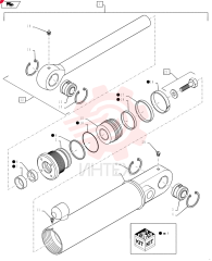 CYLINDER,Double Acting, 31.8mm Rod, 178mm Stroke