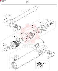 HYDRAULIC CYLINDER,Double Acting, 31.8mm Rod, 178mm Stroke