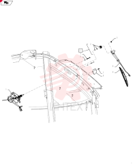 WIPER MOTOR,12V 87669381 (2)