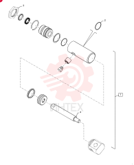 CYLINDER,Double Acting, 19.05mm Rod, 48mm Stroke