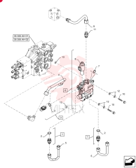 HYD CONNECTOR,7/8" - 14 ORB x 3/4" - 16 JIC