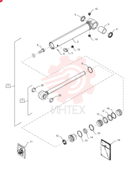 HYDRAULIC CYLINDER,Double Acting, 31.7mm Rod, 370.1mm Stroke 84231838