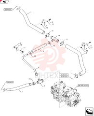 CLAMP,47.6mm, Coat, 8.7mm Bolt Hole, P Type