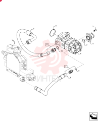 HYD CONNECTOR,7/8" - 14 JIC x 3/4" - 16 ORB