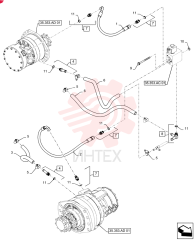HOSE ASSY.,6.35mm ID x 420.8mm L, SAE 100R17