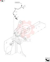 TEE,1 5/16"-12, 37 Degree x 1"-11 1/2, NPTF Br