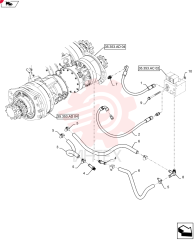 HOSE ASSY.,6.35mm ID x 420.8mm L, SAE 100R17