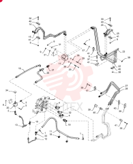 HOSE CLAMP,12.7mm - 23.1mm, Worm Gear 13021 (2)