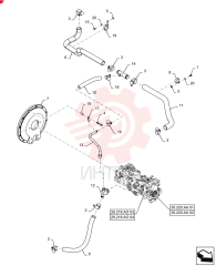 CARRIAGE BOLT,M8 x 1.25 x 25mm, Cl 8.8 308761 (1)