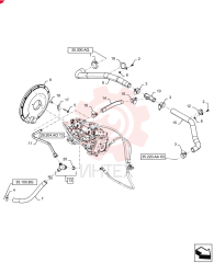 HOSE CLAMP,2.06” - 3” , Worm Gear 45014 (2)