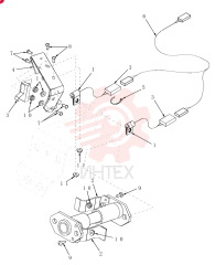 WIRE CLAMP,6.3mm, Coat, 10.3mm Bolt Hole, P Type